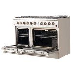 Forno 48" All Gas Double Oven Range - Stainless Steel