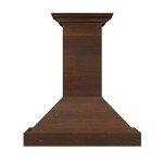 ZLINE 36" Wall-Mounted Wood Range Hood, 400 CFM