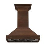 ZLINE 36" Wall-Mounted Wood Range Hood, 400 CFM