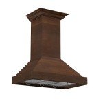 ZLINE 36" Wall-Mounted Wood Range Hood, 400 CFM
