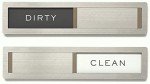 Stainless Steel Clean Dirty Dishwasher Magnet Sign