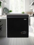 Adjustable Thermostat Chest Freezer with Storage Basket