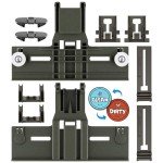 Whirlpool & Kenmore Dishwasher Top Rack Adjuster Set