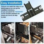 Whirlpool & Kenmore Dishwasher Top Rack Adjuster Set