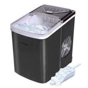Frigidaire Compact Countertop Ice Maker, Black Stainless