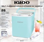 Igloo Portable Self-Cleaning Electric Ice Maker Machine
