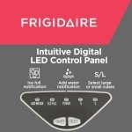 Frigidaire Compact Countertop Ice Maker, Black Stainless