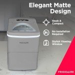 Frigidaire Silver Portable Ice Maker Machine - 26 lbs/day