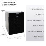 Koolatron 20-Bottle Thermoelectric Wine Cooler