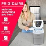 Frigidaire Silver Portable Ice Maker Machine - 26 lbs/day