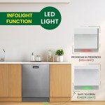 Equator 24" Quiet 3-Rack Dishwasher - Silver