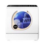 Portable Countertop Dishwasher with Built-in Water Tank