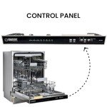 Equator 24" Quiet 3-Rack Dishwasher - Silver