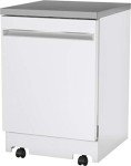 GE 24" Energy Star Portable Dishwasher, 12 Place Settings
