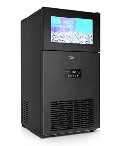Quick Ice Maker for Commercial Use, 130Lbs/Day