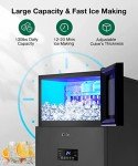 Quick Ice Maker for Commercial Use, 130Lbs/Day