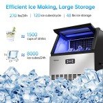 Commercial Ice Maker Machine – 270 lbs/24 hrs