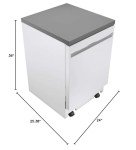 GE 24" Energy Star Portable Dishwasher, 12 Place Settings