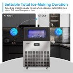 Commercial Ice Maker Machine – 270 lbs/24 hrs