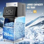 TECSPACE 110V Freestanding Ice Maker with 550LBS Capacity