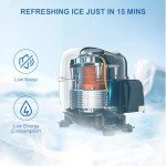 280Lbs Commercial Undercounter Ice Maker Machine