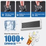 280Lbs Commercial Undercounter Ice Maker Machine