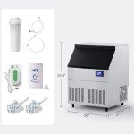 280Lbs Commercial Undercounter Ice Maker Machine