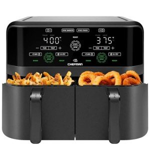 Chefman 6 Quart Dual Basket Digital Air Fryer