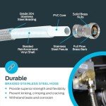 Dishwasher Installation Kit with Stainless Steel Connectors