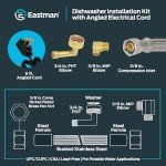 Dishwasher Installation Kit with Stainless Steel Connectors