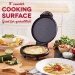 DASH 8” Electric Round Griddle - Red