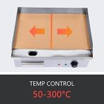 Electric Teppanyaki Griddle with Thermostatic Control