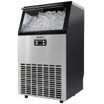 EUHOMY Stainless Steel Ice Maker - 99lbs Daily