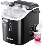 EUHOMY Portable Nugget Ice Maker for Home & Parties