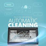 EUHOMY Stainless Steel Ice Maker - 99lbs Daily