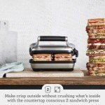 Breville Electric Panini Press Grill, Stainless Steel