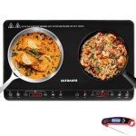 Portable Dual Induction Cooktop with Touch Control