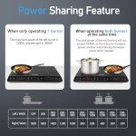 Portable Dual Induction Cooktop with Touch Control