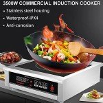 Single Burner 3500W Induction Cooktop for Restaurants