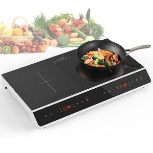 24-Inch Double Induction Cooktop with Touch Control
