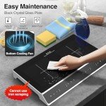 24-Inch Double Induction Cooktop with Touch Control