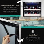 Kalamera 15" Mini Wine Cooler Fridge - 30 Bottles