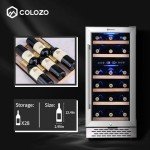 15” Dual Zone Wine Cooler for 28 Bottles