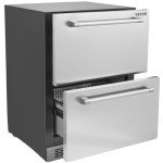VEVOR 24-Inch Outdoor Drawer Fridge & Freezer