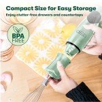 Bella Portable Immersion Blender with Whisk Attachment