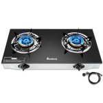 BesNerg Portable Two-Burner Propane Stove