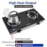 BesNerg Portable Two-Burner Propane Stove
