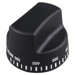 Black Thermostat Knob for Viking Ranges