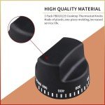 Black Thermostat Knob for Viking Ranges