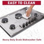 30" 5 Burner Gas Cooktop with Thermocouple Protection